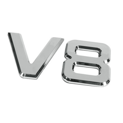 *EMBLEMA CROMATO  V-8  TRUCK