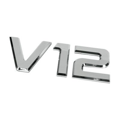 *EMBLEMA CROMATO  V-12  TRUCK