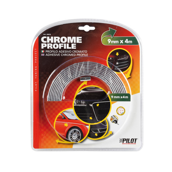 CHROME PROFILE ADES.  9MMX4M