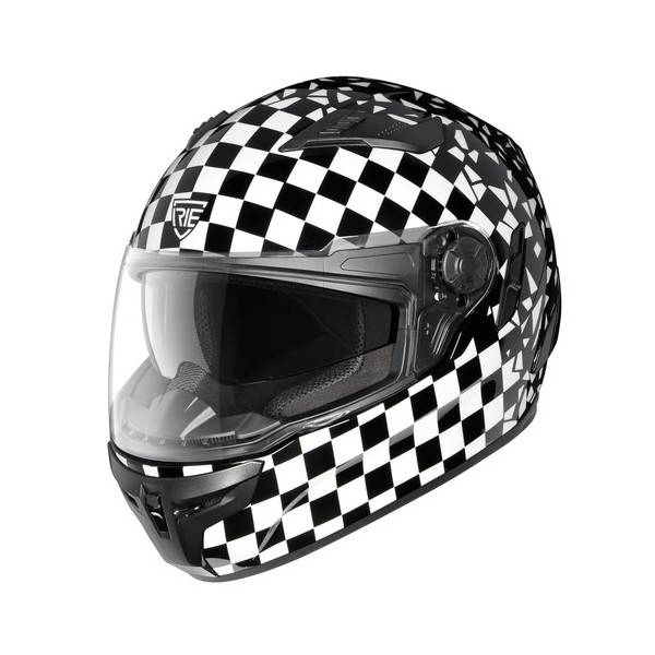 CASCO SFIDA NERO XL AN23 BIANCO