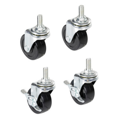 SET 4 RUOTE PER SCAFFALE ART. PER DISPLAY(A-B-C-D-E-F-I-L)