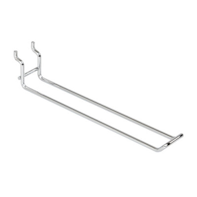 GANCIO SICUREZZA 20CM CROMATO PER SCAFFALI