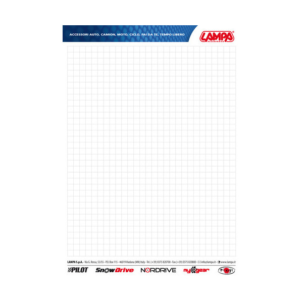 BLOCCO LAMPA FORMATO A5 (15x21)1pz