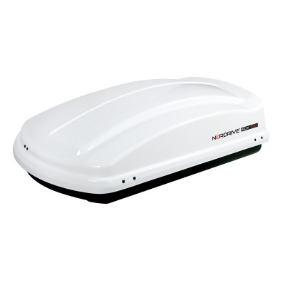 BOX TETTO ABS LT.330 BIANCO LUCIDO LISCIO MM.1300X780X370