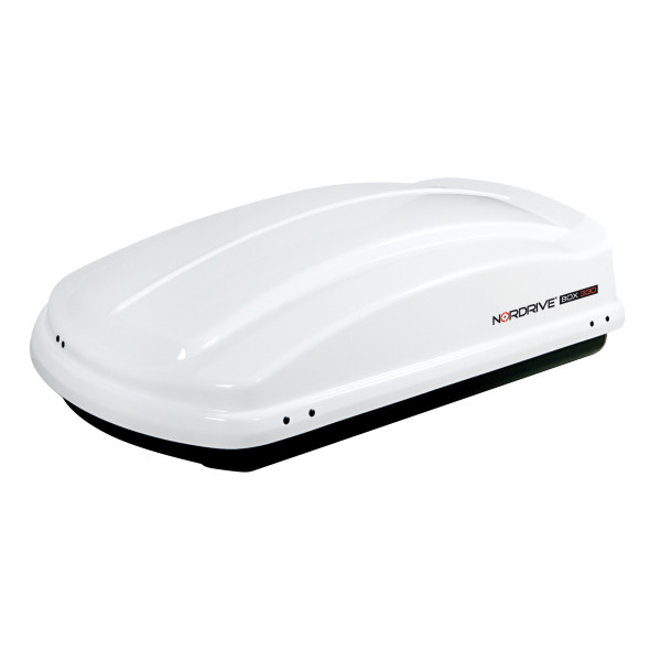 BOX TETTO ABS LT.330 BIANCO LUCIDO LISCIO MM.1300X780X370