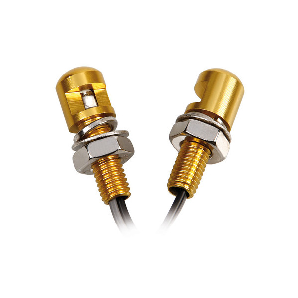 *CP.VITI M8 COL.ORO LUCE BIANCA A LED