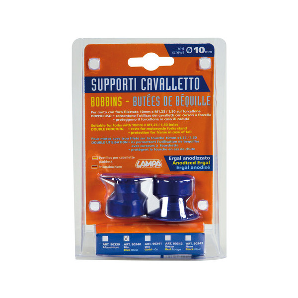 *CP.SUPPORTI CAVALLETTO BLU VITI 10MM