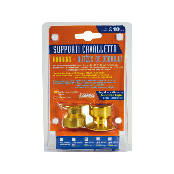 *CP.SUPPORTI CAVALLETTO ORO VITI 10MM
