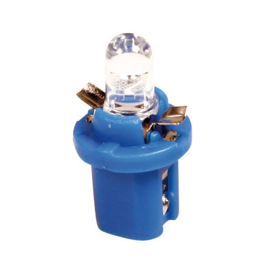 CP.LAMPADE LED 24V.C-ZOCCOLO PER CRUSCOTTO, BIANCO