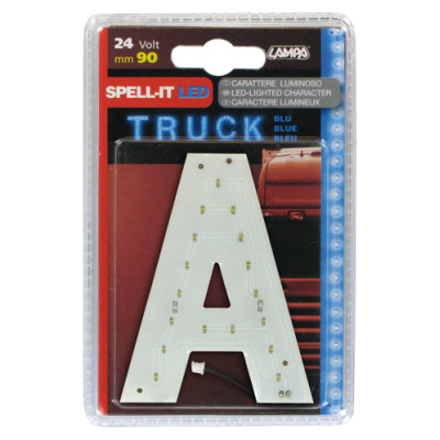 Spell-It Led, 90 mm, 24V - Blu - A
