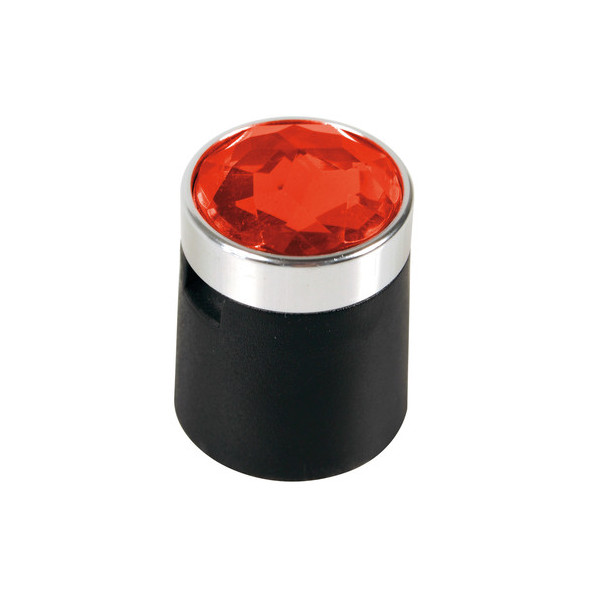 *SET 20 COPRIBULLONI CRYSTAL  19MM., ROSSI