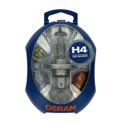 KIT LAMPADE H4 12V 6 LAMPADE 3 FUSIBILI