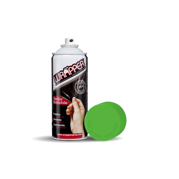 WRAPPER VERDE FLUO  PELLICOLA SPRAY REMOVIBILE 400ML