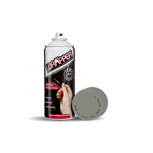 WRAPPER REPUBLIC RAL 7033 PEL LICOLA SPRAY REMOVIBILE 400ML ARMY CAMOUFLAGE