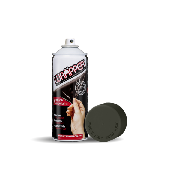 WRAPPER GRIGIO VERDE PELICOLA SPRAY REMOVIBILE 400 ML ARMY- CAMOUFLAGE