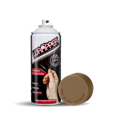 WRAPPER MOSTARDA  PELLICOLA SPRAY REMOVIBILE 400 ML. ARMY CAMOUFLAGE