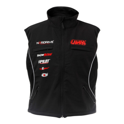 *GILET CON ZIP LAMPA TAGL.L