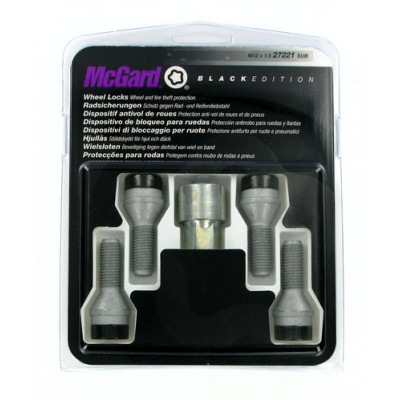BULLONI ANTIF.MCGARD M12x1,5 BLACK EDITION
