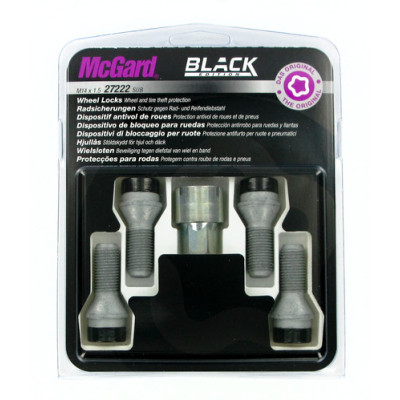 BULLONI ANTIF.MCGARD M14x1,5 BLACK EDITION
