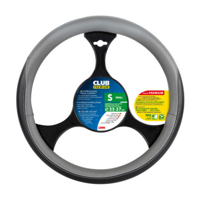 COPRIVOLANTE TPE  CLUB  PREMIUM S 35-37CM,NERO+GRIGIO