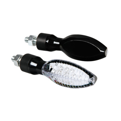 *CP FRECCE NERE MOD.KINESIS LED VETRO BIANCO