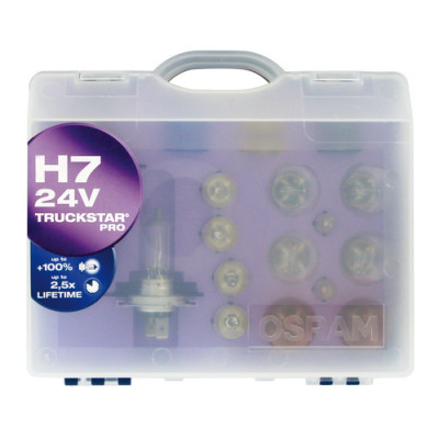 KIT LAMPADE H7 24V TRUCKSTAR PRO 8 LAMPADE 3 FUSIBILI