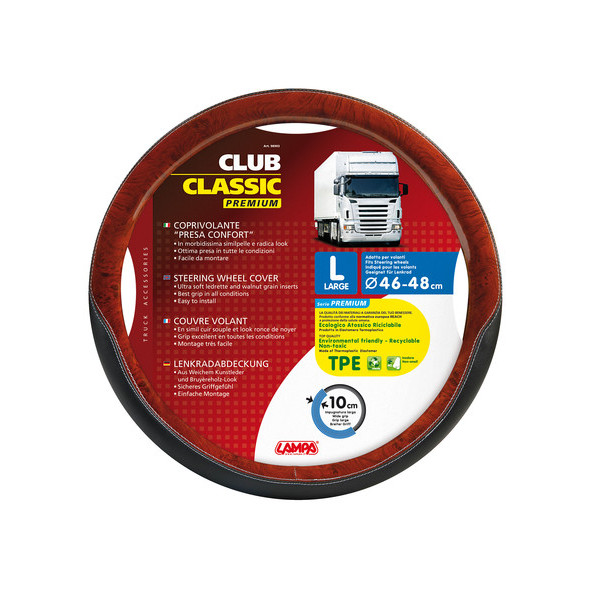 COPRIVOLANTE  CLUB CLASSIC  PREMIUM  L  46-48 CM