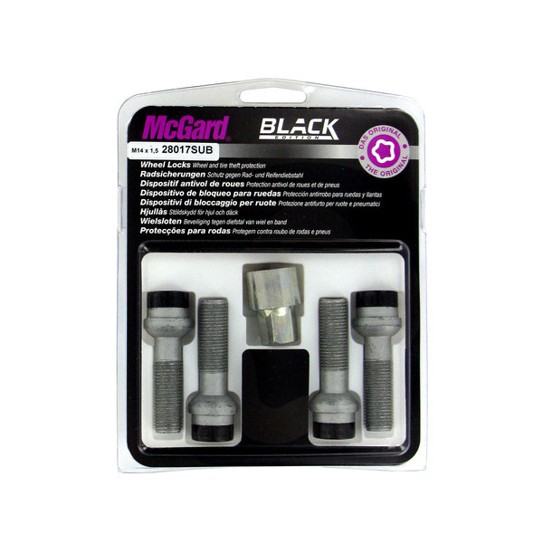 BULLONI ANTIF.MCGARD M14x1,5 BLACK EDITION