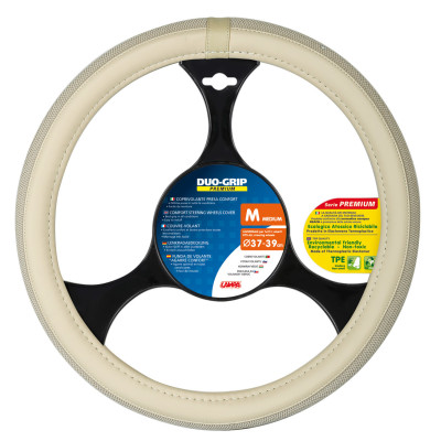 COPRIVOLANTE TPE  DUO-GRIP  PREMIUM  M  37-39CM BEIGE
