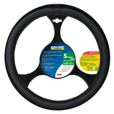 COPRIVOLANTE TPE  DUO-GRIP  PREMIUM  S  35-37CM NERO