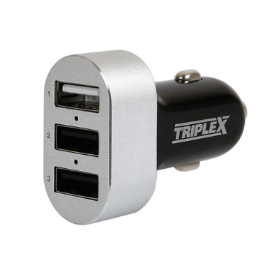 * TRIPLEX  TRIPLA PRESA USB 4.5A 12-24V