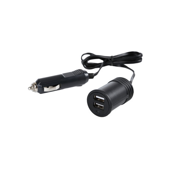 *DOPPIA PRESA USB 12-24V CON PROLUNGA