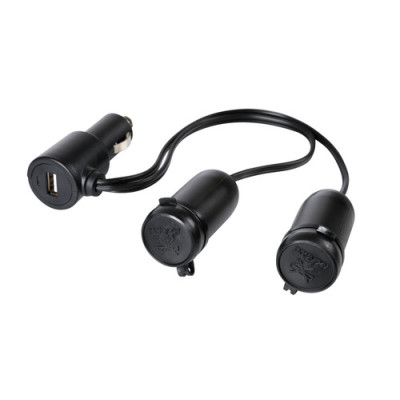SPINOTTO USB CON DOPPIA PRESA TIPO ACCENDISIGARI 12-24V