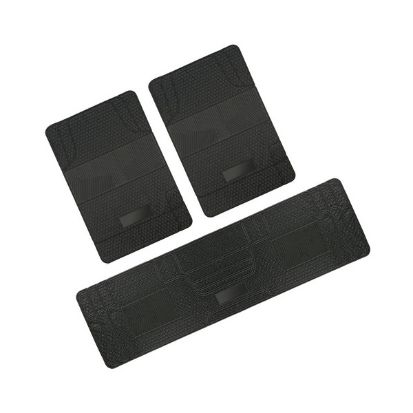 SET TAPPETI UNIVERSALI  MAXI  PVC NERO (POSTERIORE & PONTE)