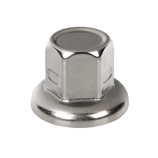 *SET 40 PZ.COPRIBULLONI 33MM INOX LUCIDATI TESTA PIATTA