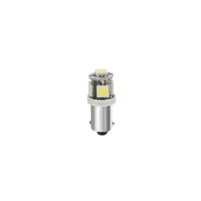20 LAMPADE BA9S 28V 5 SMD BIANCO