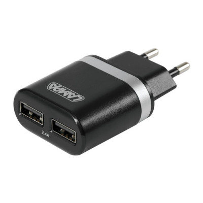 DOPPIA PRESA USB DA RETE 2400MA