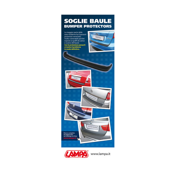 *LOCANDINA PROT. SOGLIE BAULE DISPLAY ALLUMINIO