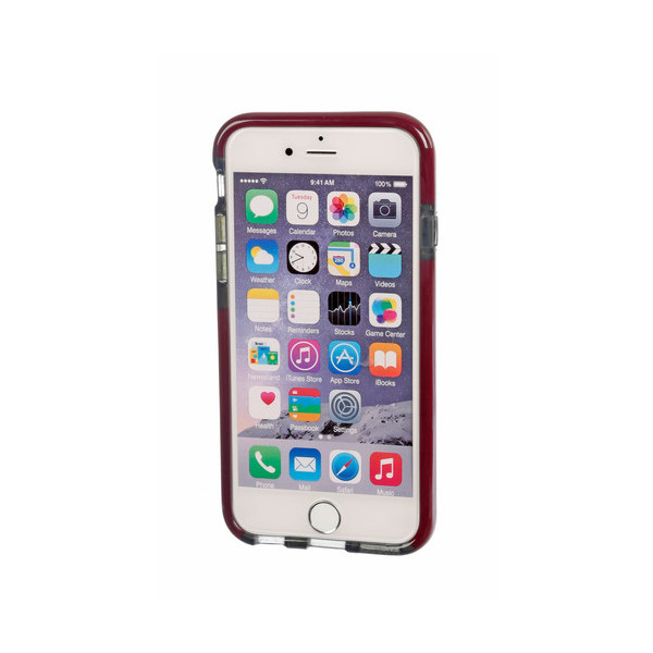 COVER  ALPHA-GUARD  IPHONE 6 6S - NERO + ROSSO