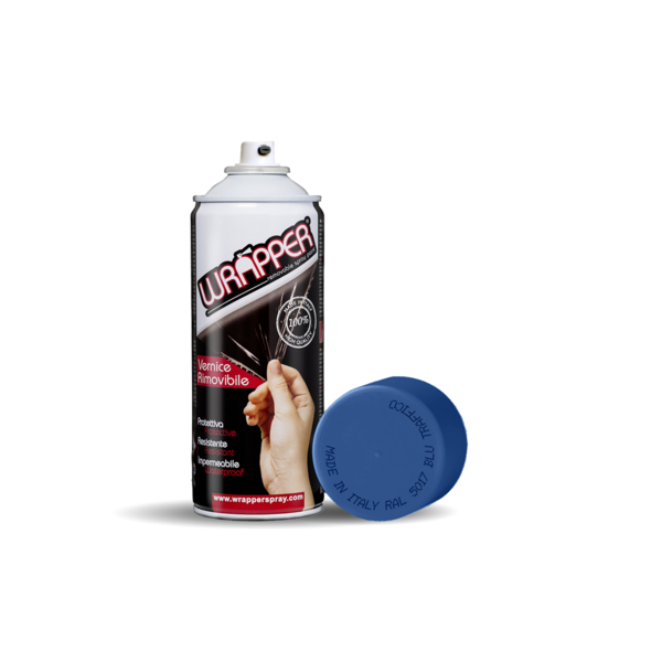 WRAPPER BLU TRAFFICO PELICOLA SPRAY REMOVIBILE 400ML COLORE RAL 5017