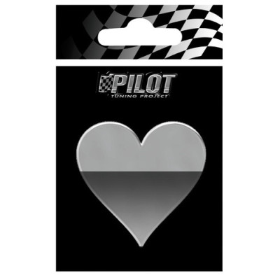 *SIMBOLO HEART ADES. T-4 70MM CROMATO