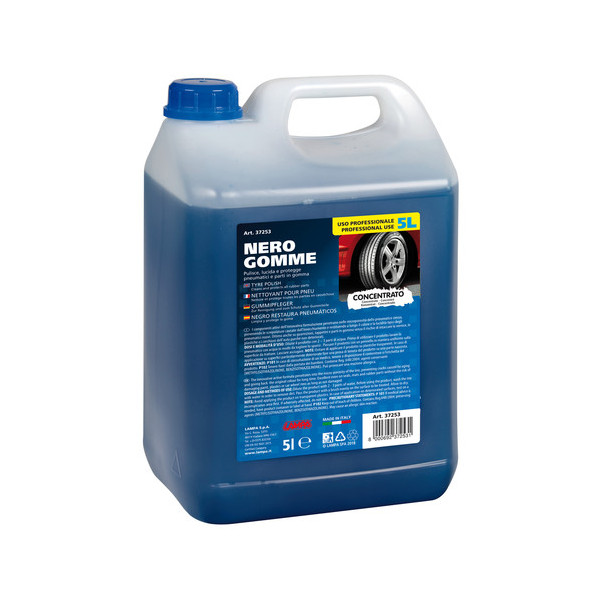 NERO GOMME  5 LITRI CONCENTRA TO USO PROFESSIONALE