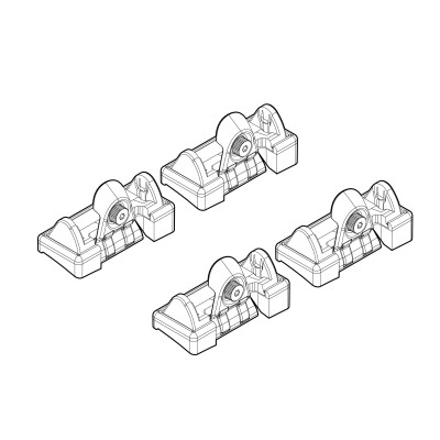 KIT ATTACCHI RENAULT CLIO 5D 3-98+9-05,CLIO STORIA5D 10-05 LAGUNA E SW 3-01+9-07