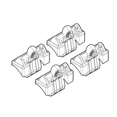 KIT ATTACCHI AUDI A3 3D 05-03+
