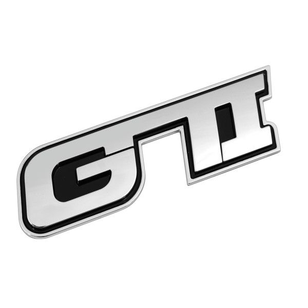 *EMBLEMA CROMATO GTI 
