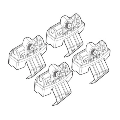 KIT ATTACCHI VOLVO V50 04+13 (NO RAILING)