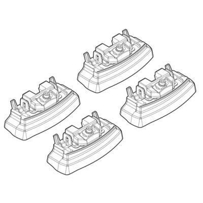 KIT ATTACCHI CITROEN C4 AIRCROSS (NO RAILING) 04-12+