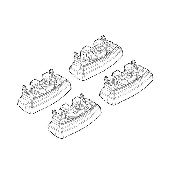 KIT ATTACCHI CITROEN C4 AIRCROSS (NO RAILING) 04-12+
