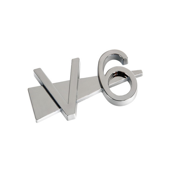 *EMBLEMA CROMATO V6 