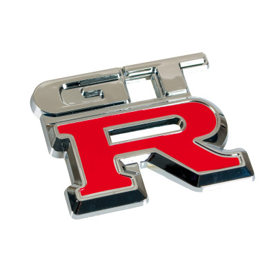 Emblema 3D cromato bicolore - GTR